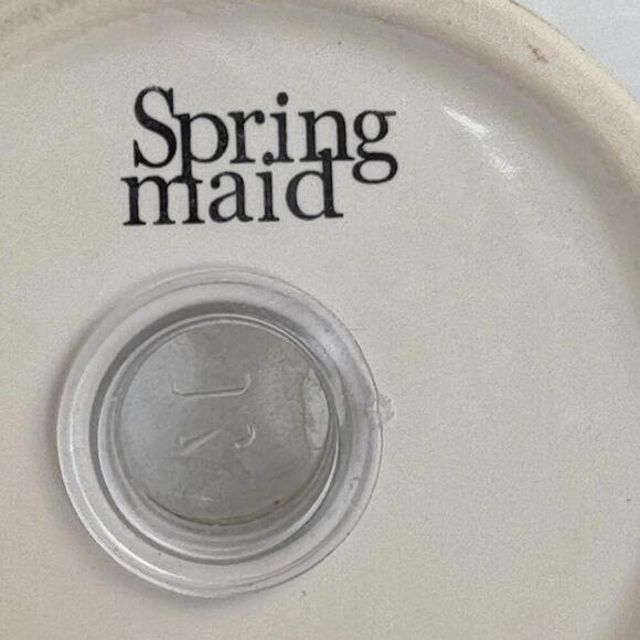 Springmaid Toothbrush Holder Rosemond Burgundy Cottage Roses Tooth Brush Holder - Picture 4 of 7